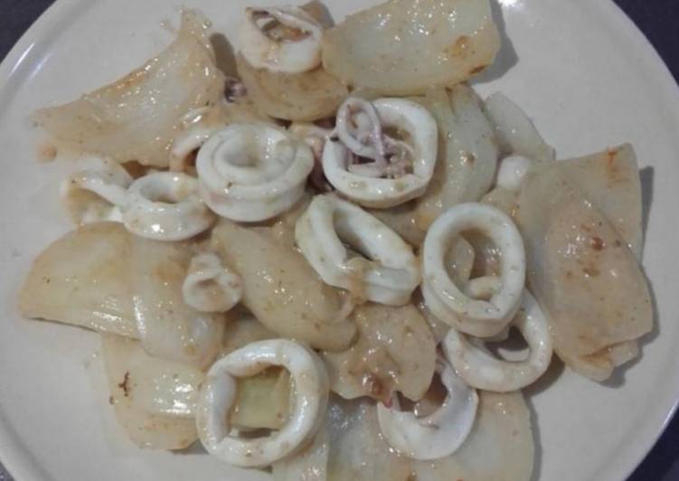 Easiest Way to Make Any-night-of-the-week Onion Squid