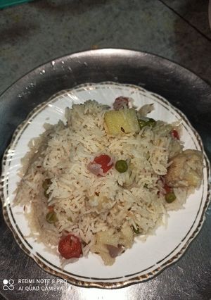 A picture of Mix Vegetable Pulav.
