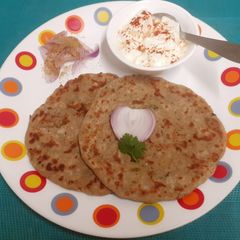 A picture of High Protein Kala Chana Paratha For Breakfast.