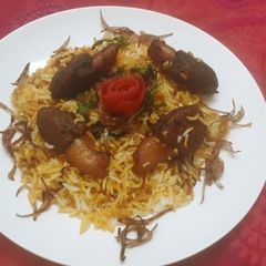 A picture of Veg. Tagdi biryani.