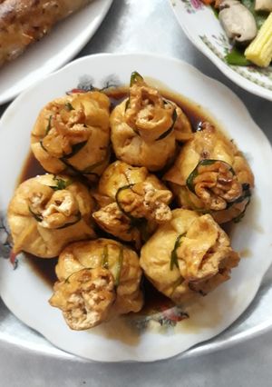 Hình của món Đậu cái bang (món chay).