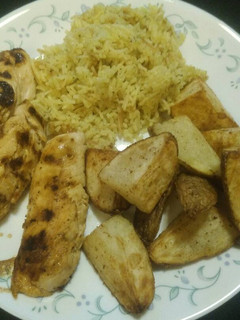 A picture of Air Fryer Potatoe Wedges.