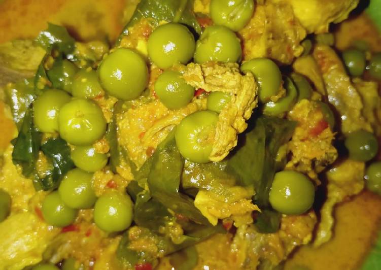 Resep Gulai ayam Rimbang pedas 😍 Anti Gagal