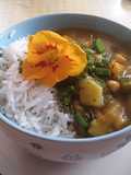 Curry coreano vegetariano