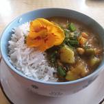 Curry coreano vegetariano