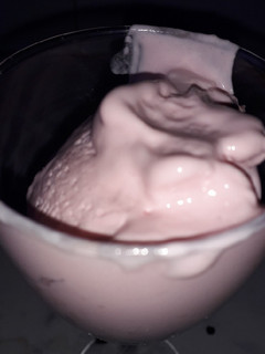 A picture of Strawberry ice cream.