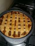 Tarta de durazno dulce