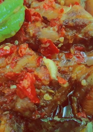 Foto resep Ayam balado raso dendeng