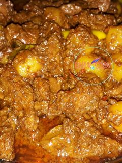 Foto resep Rendang Sapi Porsi Mini + Kentang Mini 👍🏻😅