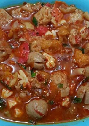 Foto resep Seblak makaroni pedas