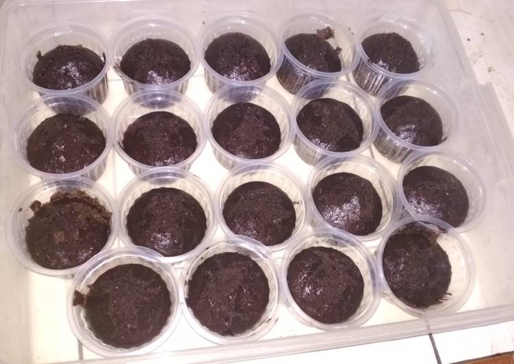 Brownies cup, eggless