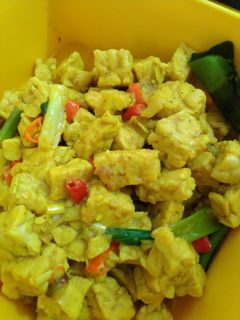 Foto resep Tempe bumbu kuning