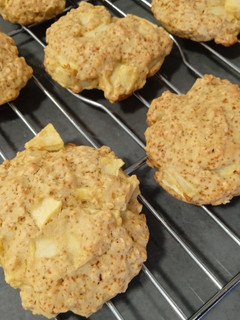 Una foto de Galletas de manzana y avena