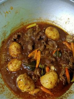 Foto resep Semur pedas ati ampela telur