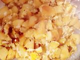 بطاطا مغلية ومقلية بالبيض