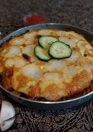 A picture of Meditrian pasta Fritatta.