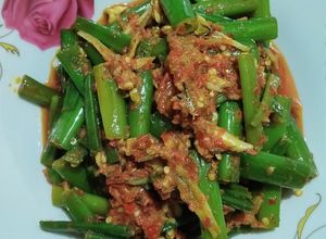 Foto resep Masak bunga bawang merah teri