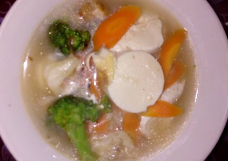65. Sayur Bening Tahu Jepang