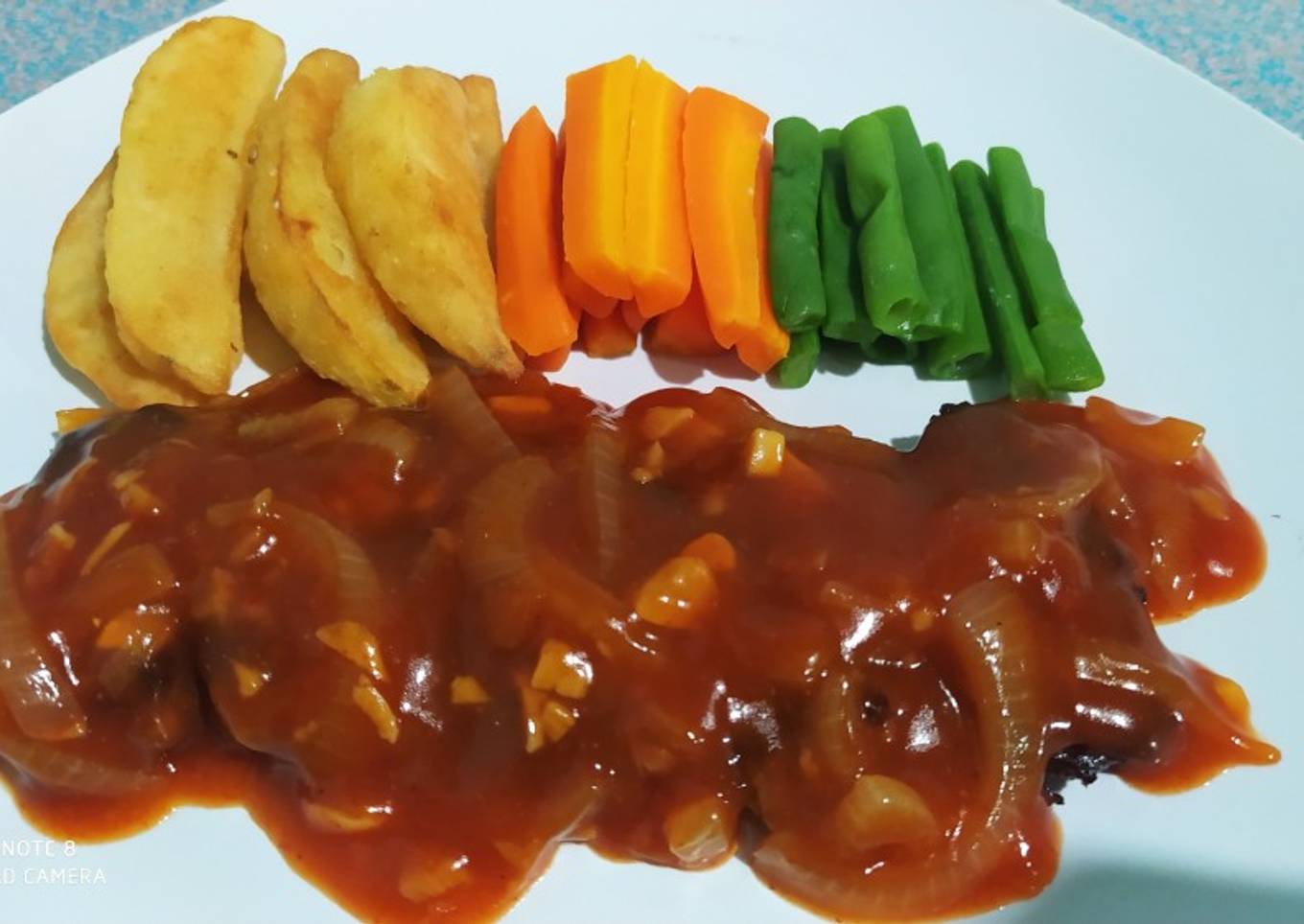 Steak Daging Sapi Rumahan (pakai teflon)