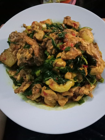 Anti Ribet, Buat Daging ayam bumbu kuning daun kemangi Murah