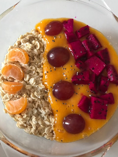 Foto resep Oat with mango smoothie