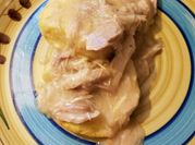 A picture of biscuits and gravy