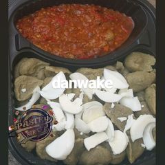 A picture of Dumplings and sauce (Danwake).