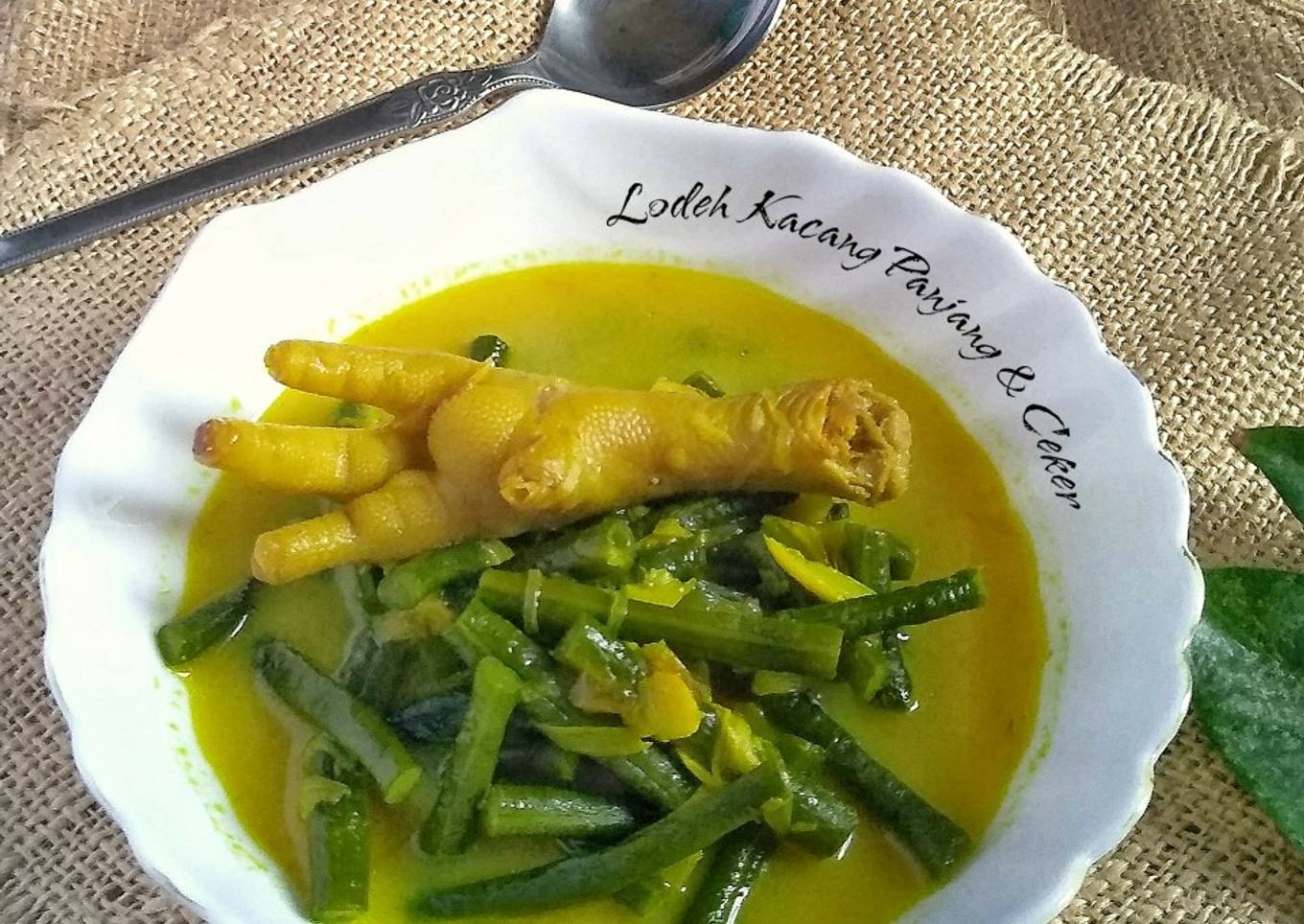 (2.27) Lodeh Kacang Panjang & Ceker