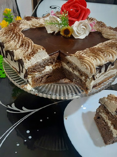 صورة لوصفة كيكة بالشوكولاته