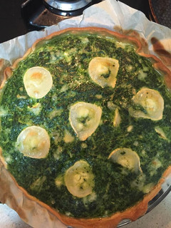 Foto principal de Quiche de espinacas con queso de cabra