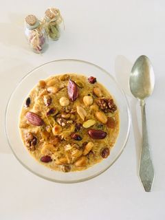 عکسی از دستور دسر شیرخرما هندی