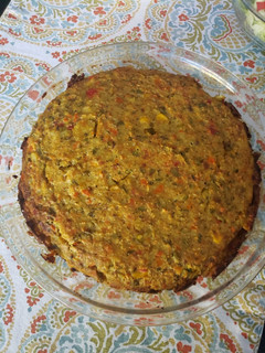 Una foto de Tortilla horneada de vegetales🥘.