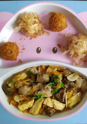 Foto resep MPASI 22MO BIRRU: TUMIS SAYUR & ATI AYAM