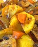 Жаркое с грибами в духовке. Вкусное блюдо