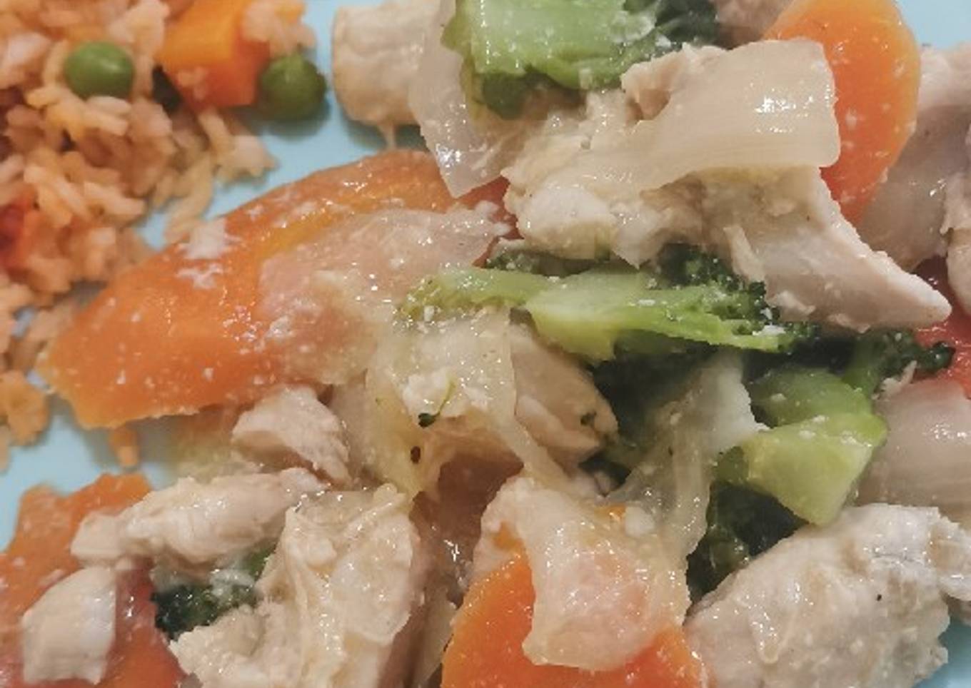 Pollo agridulce