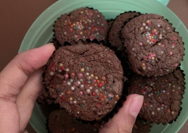 Cara Gampang Membuat Mini brownies kering Anti Gagal