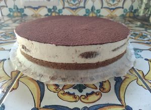 Foto di Cheesecake al caffè senza lattosio ☕