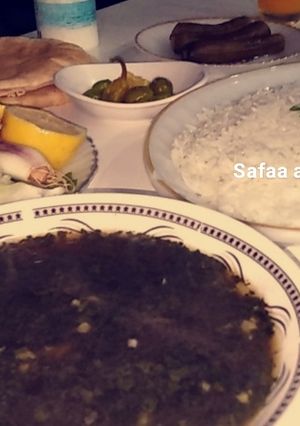 صورة لوصفة ملوخية لذيذة 🍵