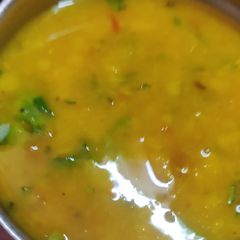 A picture of Tadka daal.
