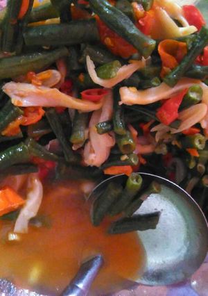 Foto resep Oseng Kacang Jamuran