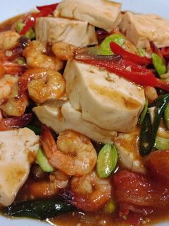Foto resep Udang pete tahu masak tauco