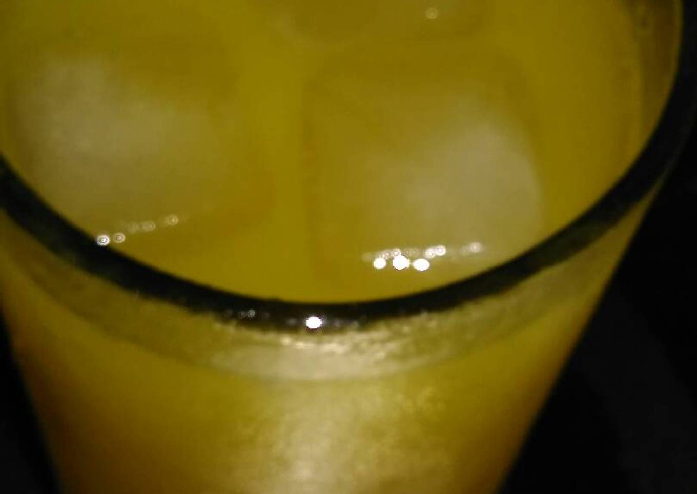 Homemade mango fruity