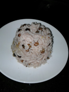 Una foto de Arroz con guandu de palo - al estilo panameño