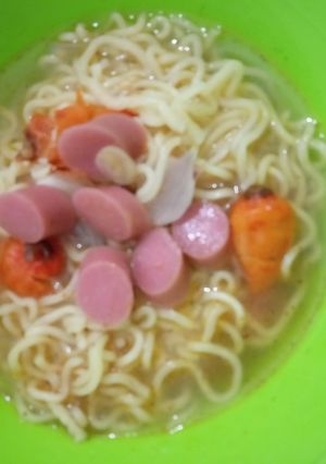 Foto resep Mie Instan Kuah Pedas