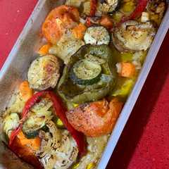 Una foto de Verdura al horno
