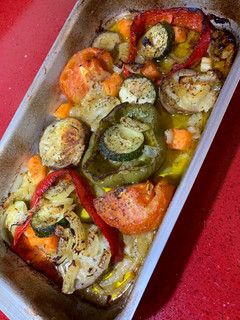 Una foto de Verdura al horno