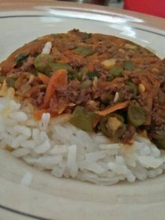Foto resep Nasi Tim Daging