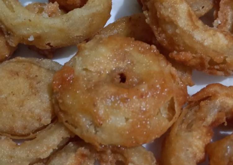 Cara Gampang Membuat Onion Ring Easy Pol, Lezat Sekali