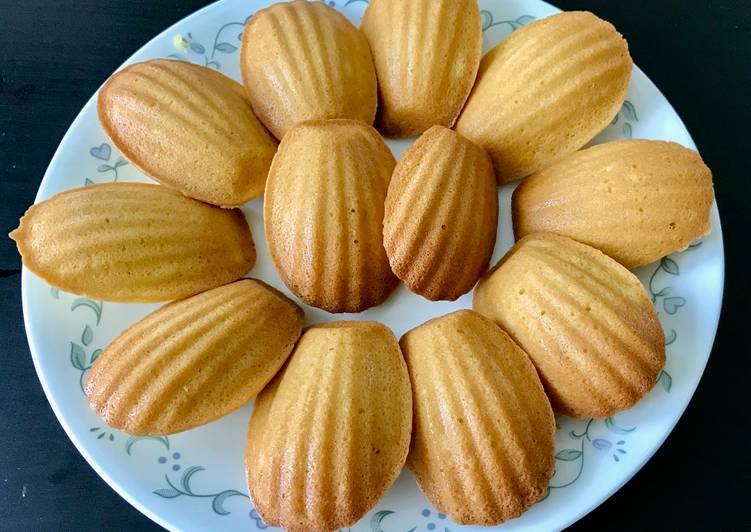 Simple Way to Make Homemade French Butter Cake (Madeleine)