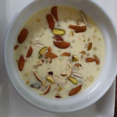 A picture of Sago Samak kheer.